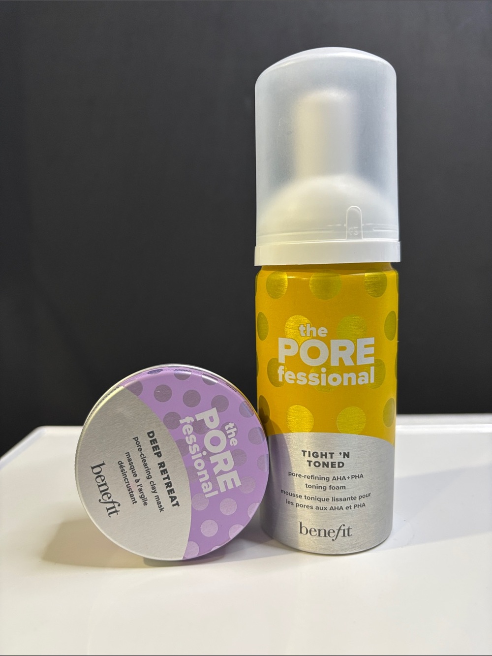 Benefit The POREfessional Deep Retreat & Tight ‘N Toned toning foam